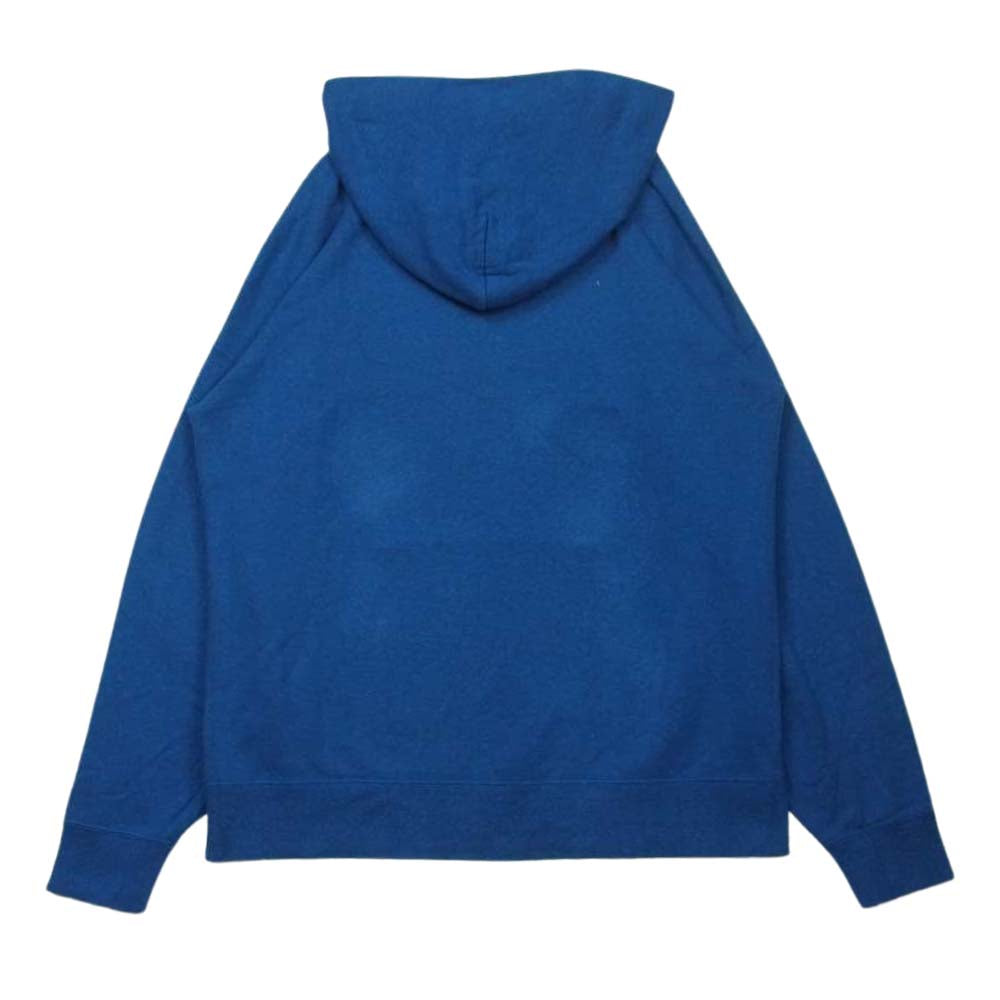 VISVIM ビズビム 21SS 0121105010026 JUMBO HOODIE P.O.(NUMBERING) ジャンボ プルオーバー フーディ パーカー ブルー系 1【中古】