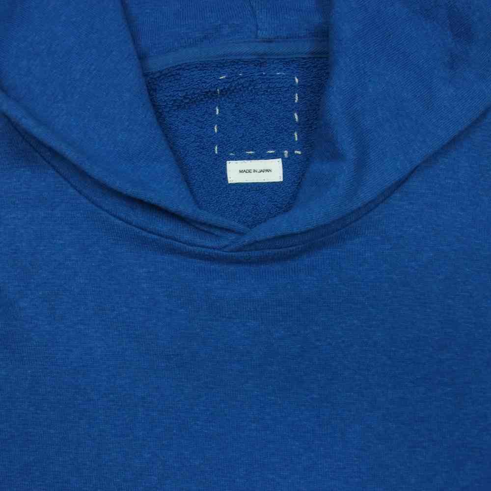 VISVIM ビズビム 21SS 0121105010026 JUMBO HOODIE P.O.(NUMBERING) ジャンボ プルオーバー フーディ パーカー ブルー系 1【中古】