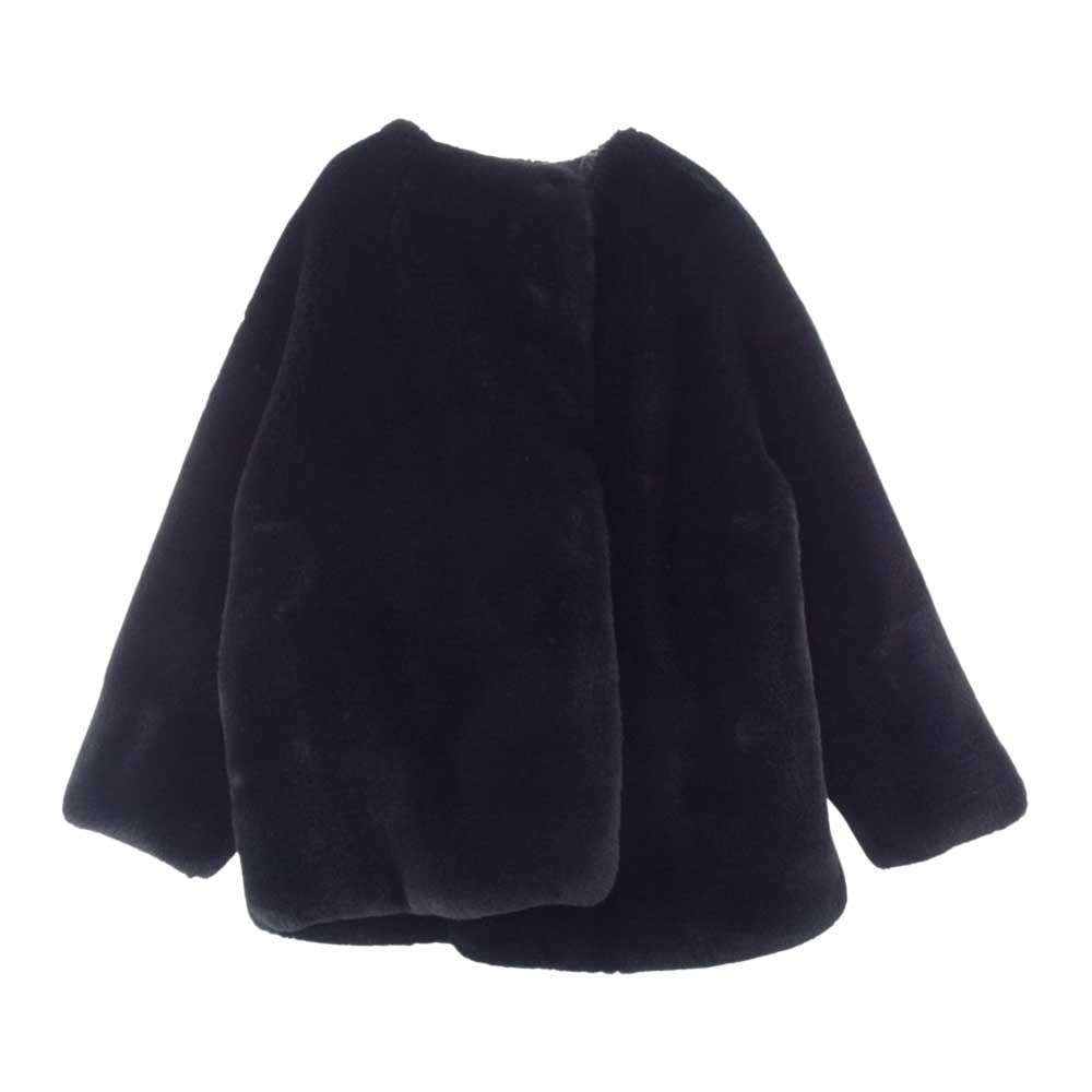 MONCLER モンクレール 2021-22 AW G209K1A00006 M1195 × HYKE ハイク LEMA レマ リバーシブル ファー ナイロン ダウン ジャケット ブラック系【美品】【中古】