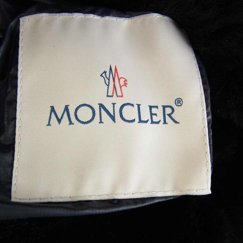 MONCLER モンクレール 2021-22 AW G209K1A00006 M1195 × HYKE ハイク LEMA レマ リバーシブル ファー ナイロン ダウン ジャケット ブラック系【美品】【中古】