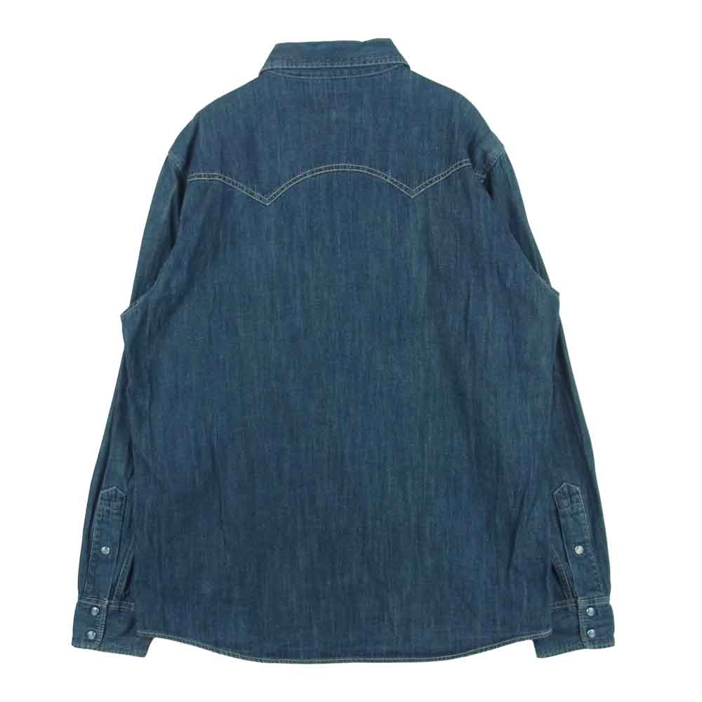 NEIGHBORHOOD ネイバーフッド 131AQNH-SHM01 RAWHIDE C-SHIRT. LS ローハイド デニム ウエスタン 長袖 シャツ インディゴブルー系 L【中古】