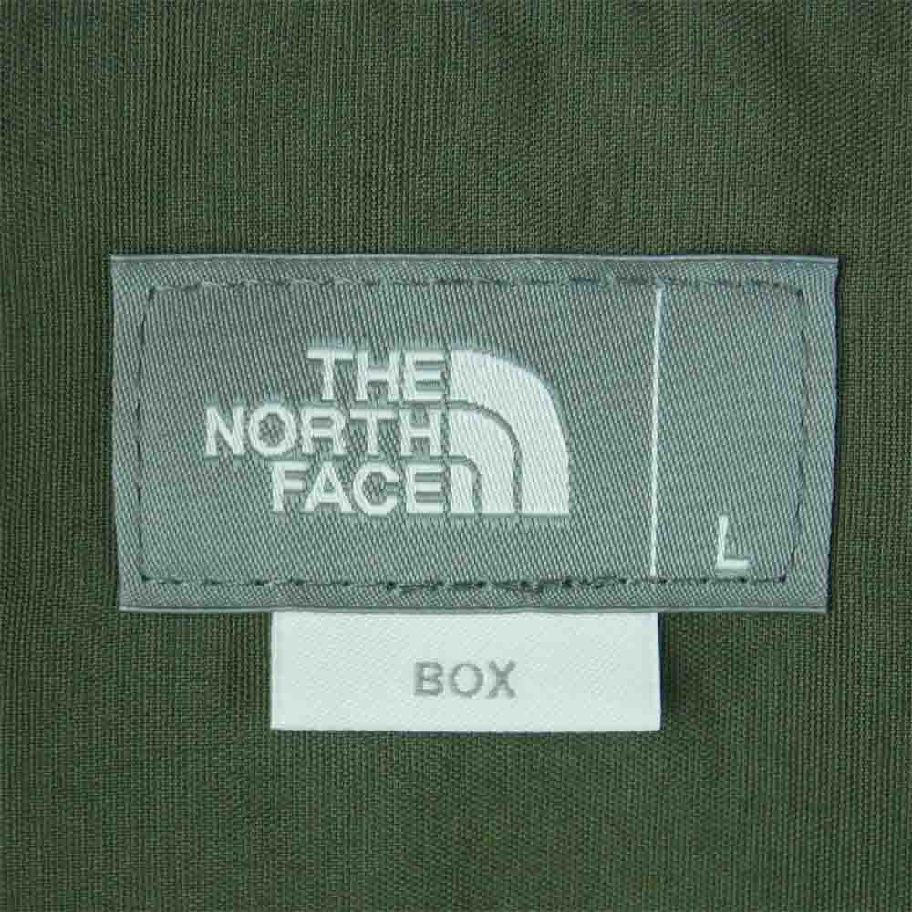 THE NORTH FACE ノースフェイス NR11961 L/S NUPTSE SHIRT 長袖 ヌプシ シャツ ナイロン グレイッシュカーキ系 L【中古】