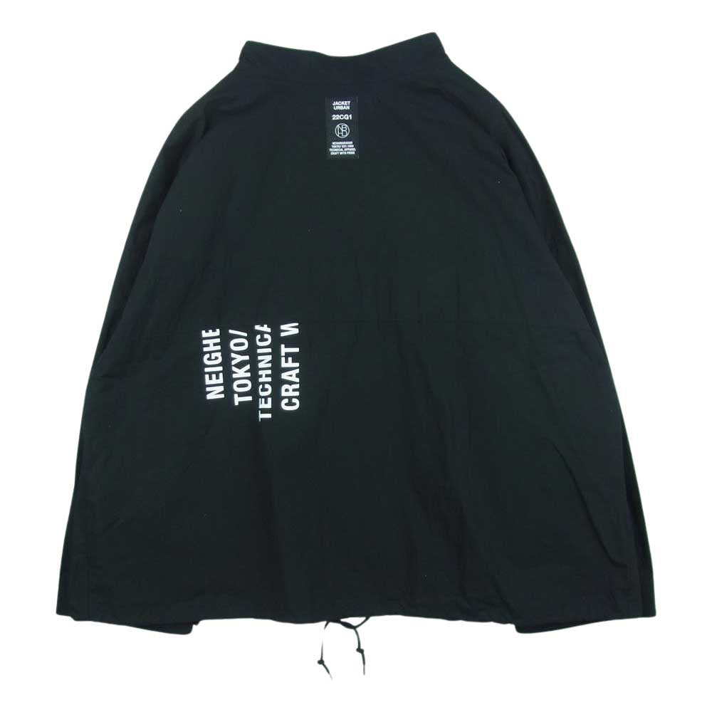 NEIGHBORHOOD ネイバーフッド 221SPNH-JKM01 WEATHER SHORT/CN-JK ウェザー スタンドカラー ショート コート ジャケット ブラック系 L【中古】