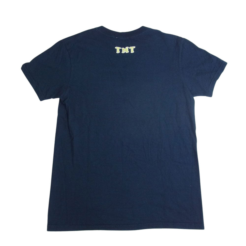 TMT ティーエムティー TCS-F16SP02 TRIPLE STAR トリプルスター プリント 半袖 Tシャツ ネイビー系 M【中古】
