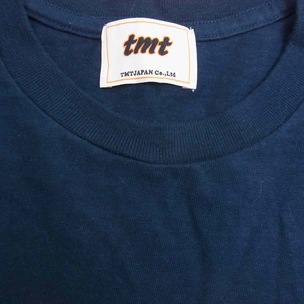 TMT ティーエムティー TCS-F16SP02 TRIPLE STAR トリプルスター プリント 半袖 Tシャツ ネイビー系 M【中古】
