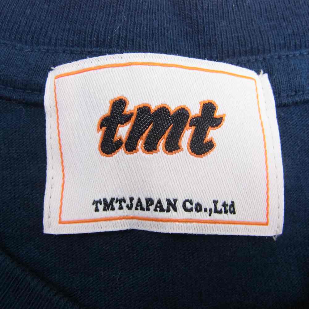 TMT ティーエムティー TCS-F16SP02 TRIPLE STAR トリプルスター プリント 半袖 Tシャツ ネイビー系 M【中古】