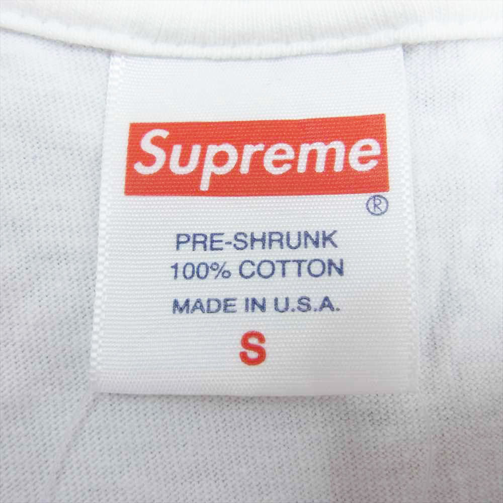 Supreme シュプリーム 21SS Milano Tee ミラノ プリント 半袖 Tシャツ ホワイト系 S【中古】