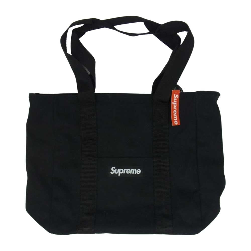 Supreme シュプリーム 20AW Canvas Tote Bag キャンバス ボックスロゴ トート バッグ ブラック系【中古】