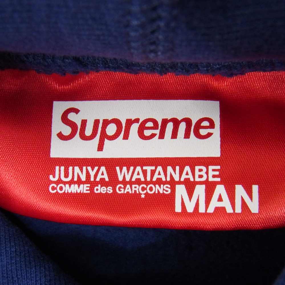 Supreme シュプリーム 21AW JUNYA WATANABE COMME des GARCONS MAN ジュンヤワタナベ コムデギャルソン Hooded Sweatshirt フーデッド スウェット プルオーバー パーカー ビビットバイオレット系 M【中古】