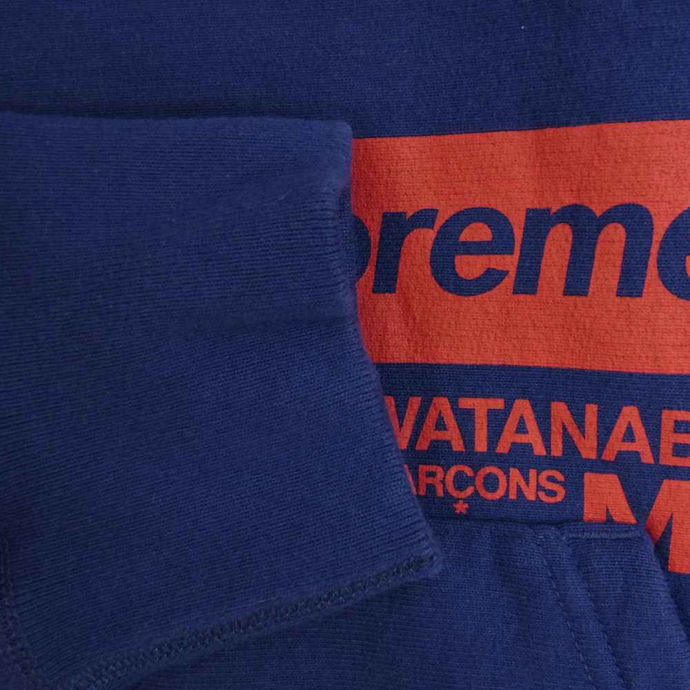 Supreme シュプリーム 21AW JUNYA WATANABE COMME des GARCONS MAN ジュンヤワタナベ コムデギャルソン Hooded Sweatshirt フーデッド スウェット プルオーバー パーカー ビビットバイオレット系 M【中古】