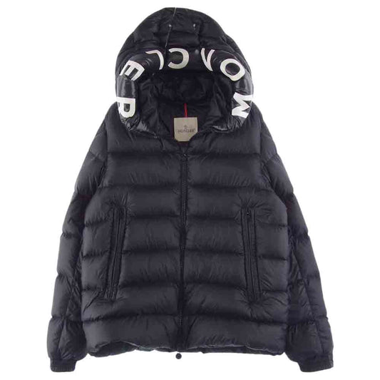 MONCLER モンクレール G20911A00009 SALZMAN サルズマン フードロゴ ダウン ジャケット ブラック系 3【中古】