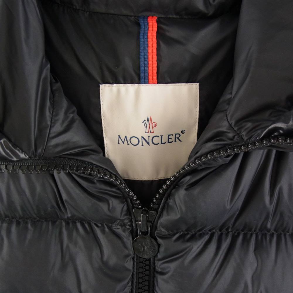 MONCLER モンクレール G20911A00009 SALZMAN サルズマン フードロゴ ダウン ジャケット ブラック系 3【中古】