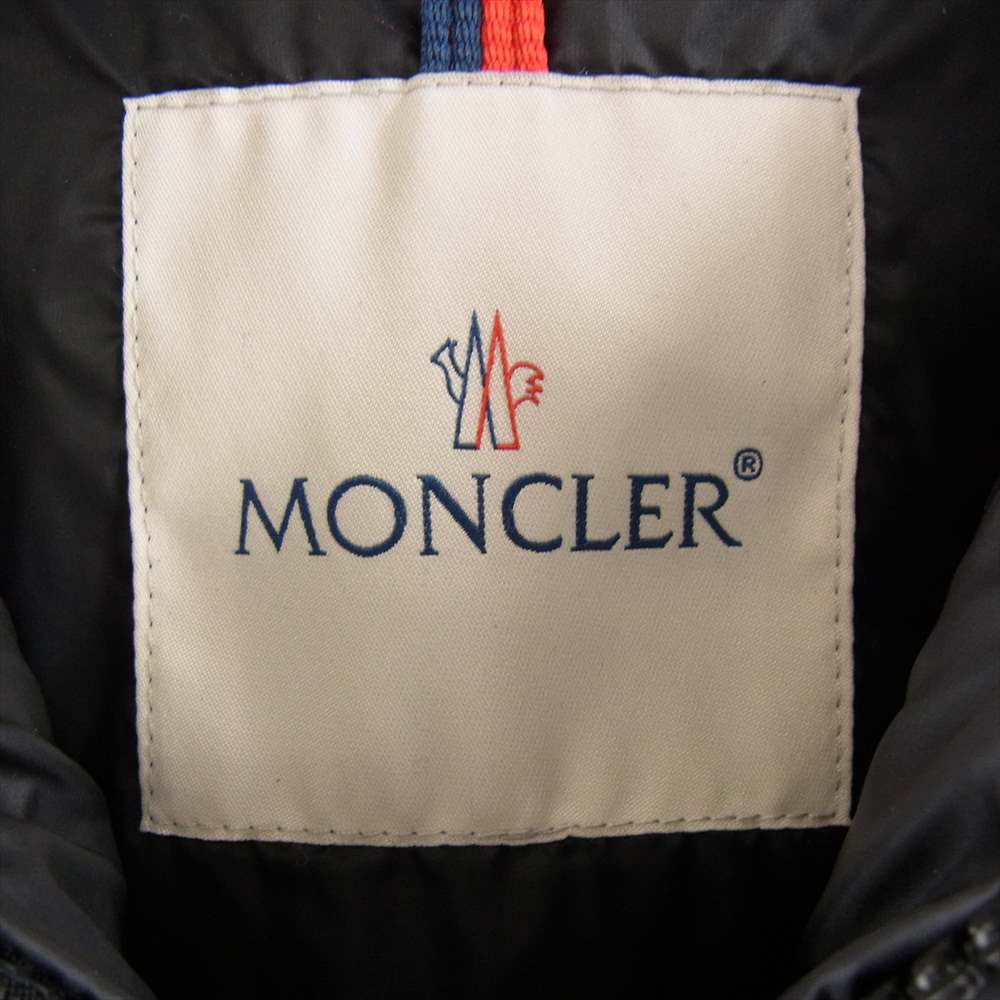 MONCLER モンクレール G20911A00009 SALZMAN サルズマン フードロゴ ダウン ジャケット ブラック系 3【中古】
