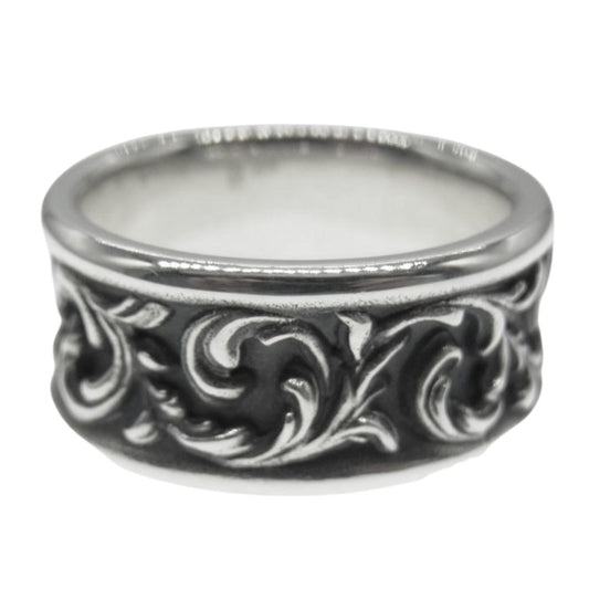 ケツァール 唐草 シルバー リング シルバー系 15.5～16号【中古】