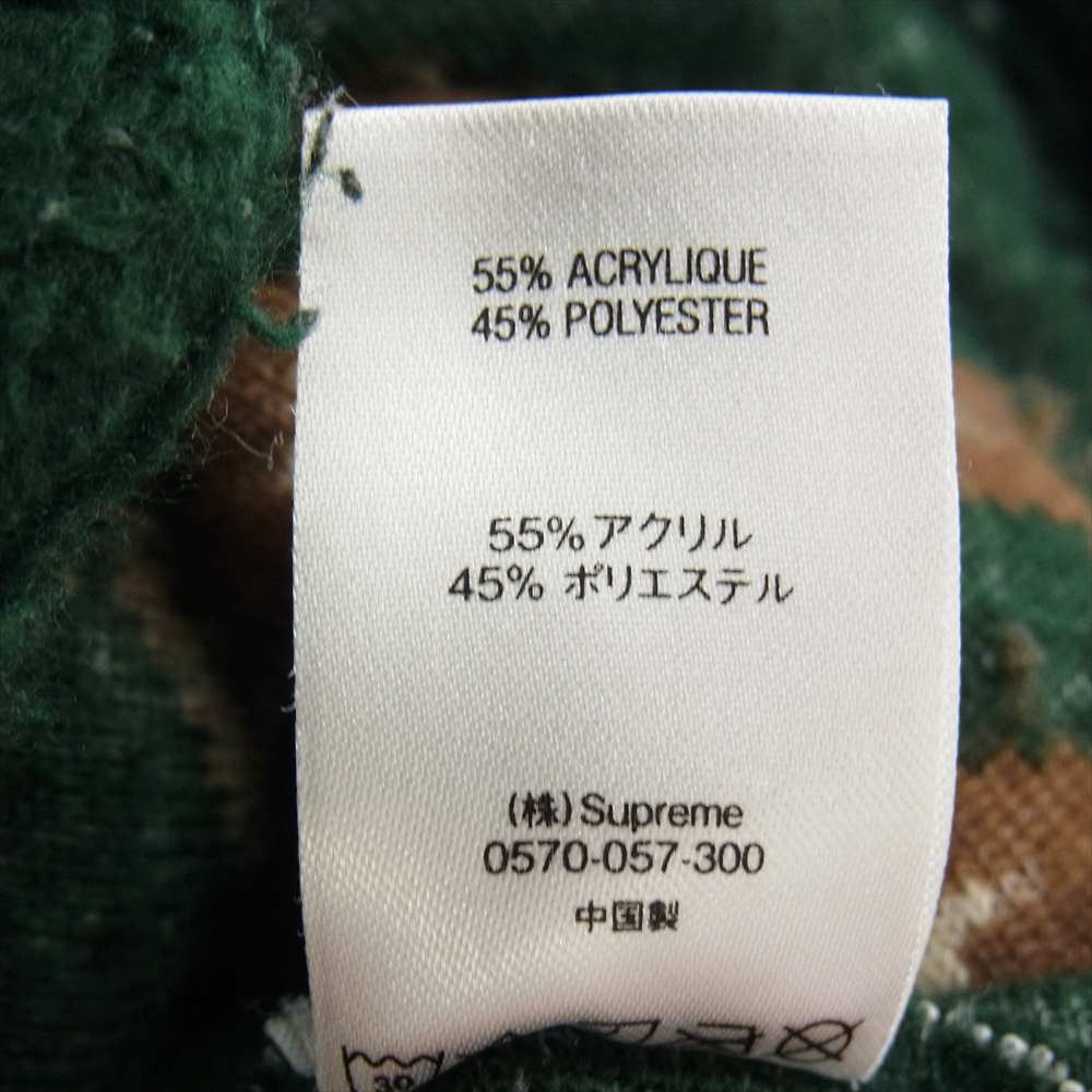 Supreme シュプリーム 20SS Drama Mask Fleece Jacket ドラマ マスク 2フェイス フリース ジャケット グリーン系 L【中古】