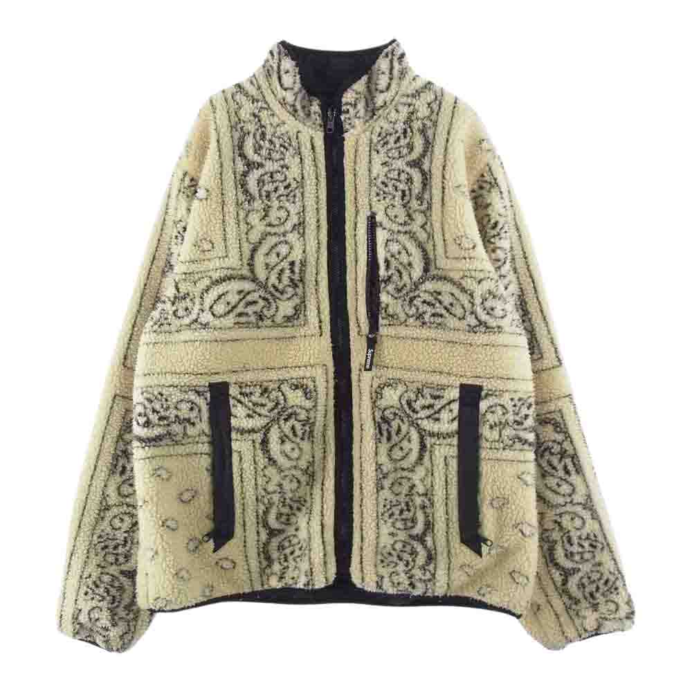 Supreme シュプリーム 17AW Reversible Bandana Fleece Jacket ...