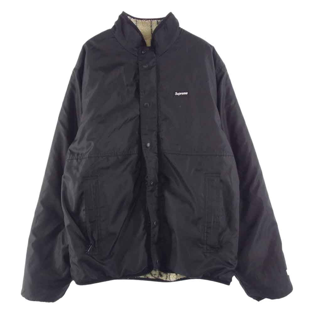 Supreme シュプリーム 17AW Reversible Bandana Fleece Jacket リバーシブル バンダナ フリース ジャケット オフホワイト系 L【中古】