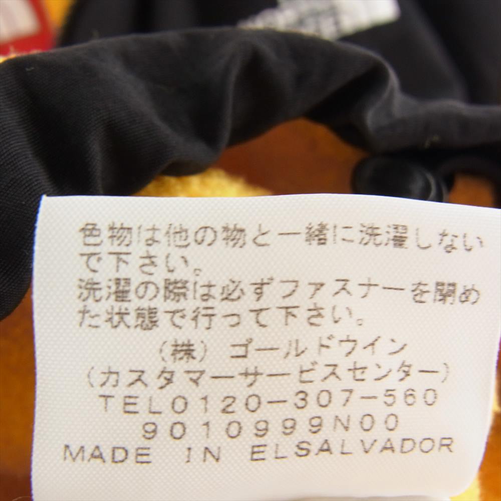 Supreme シュプリーム 19SS The North Face ノースフェイス Arc Logo Denali Fleece Jacket アーチロゴ デナリ フリース ジャケット イエロー系 ブラック系【中古】