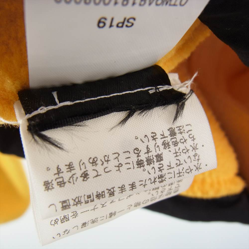 Supreme シュプリーム 19SS The North Face ノースフェイス Arc Logo Denali Fleece Jacket アーチロゴ デナリ フリース ジャケット イエロー系 ブラック系【中古】