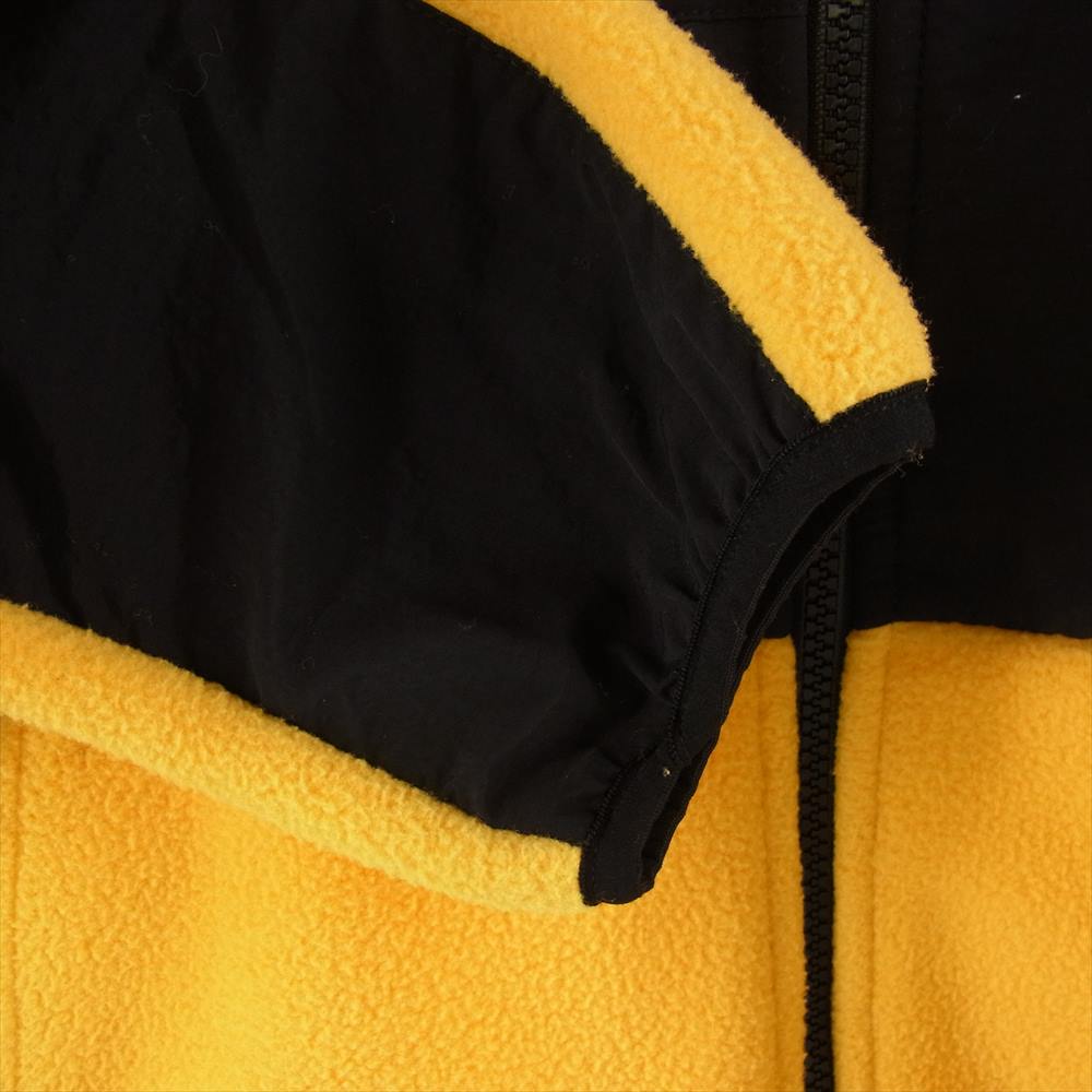Supreme シュプリーム 19SS The North Face ノースフェイス Arc Logo Denali Fleece Jacket アーチロゴ デナリ フリース ジャケット イエロー系 ブラック系【中古】