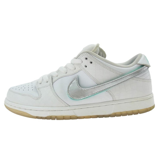 NIKE ナイキ BV1310-100 × DIAMOND SUPPLY CO. ダイヤモンドサプライ SB DUNK LOW PRO WHITE ダンク ロー ホワイト系 26.5cm【中古】