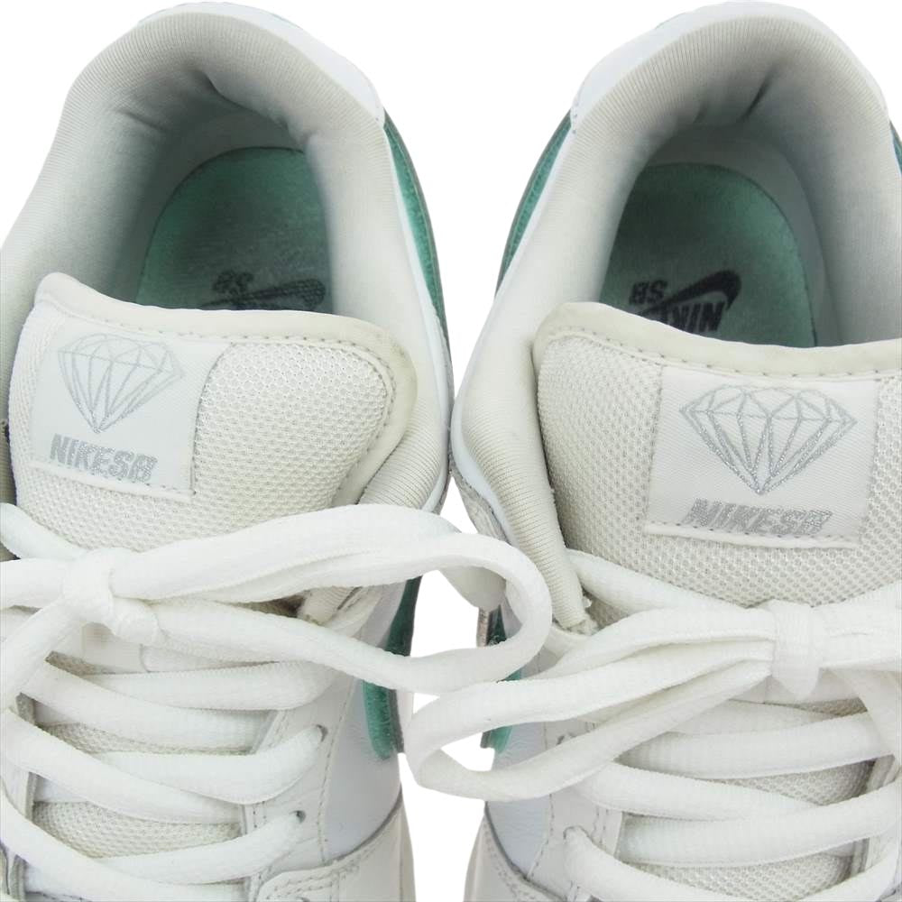 NIKE ナイキ BV1310-100 × DIAMOND SUPPLY CO. ダイヤモンドサプライ SB DUNK LOW PRO WHITE ダンク ロー ホワイト系 26.5cm【中古】