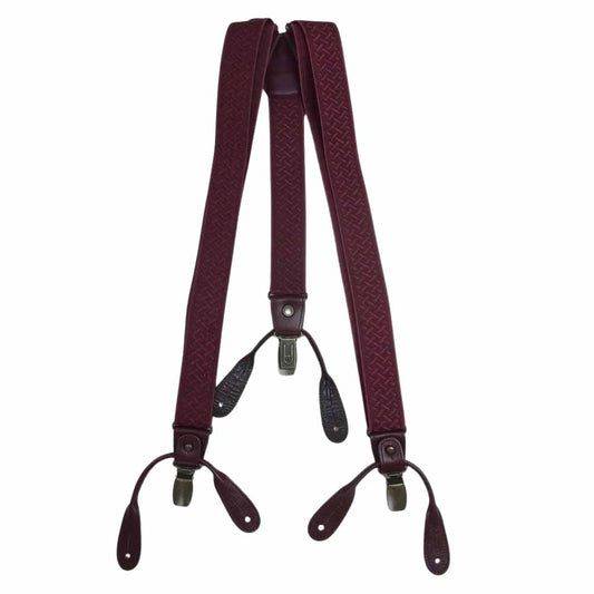 ORGUEIL オルゲイユ OR-7166 Suspender  Red サスペンダー レッド ワインレッド系【中古】