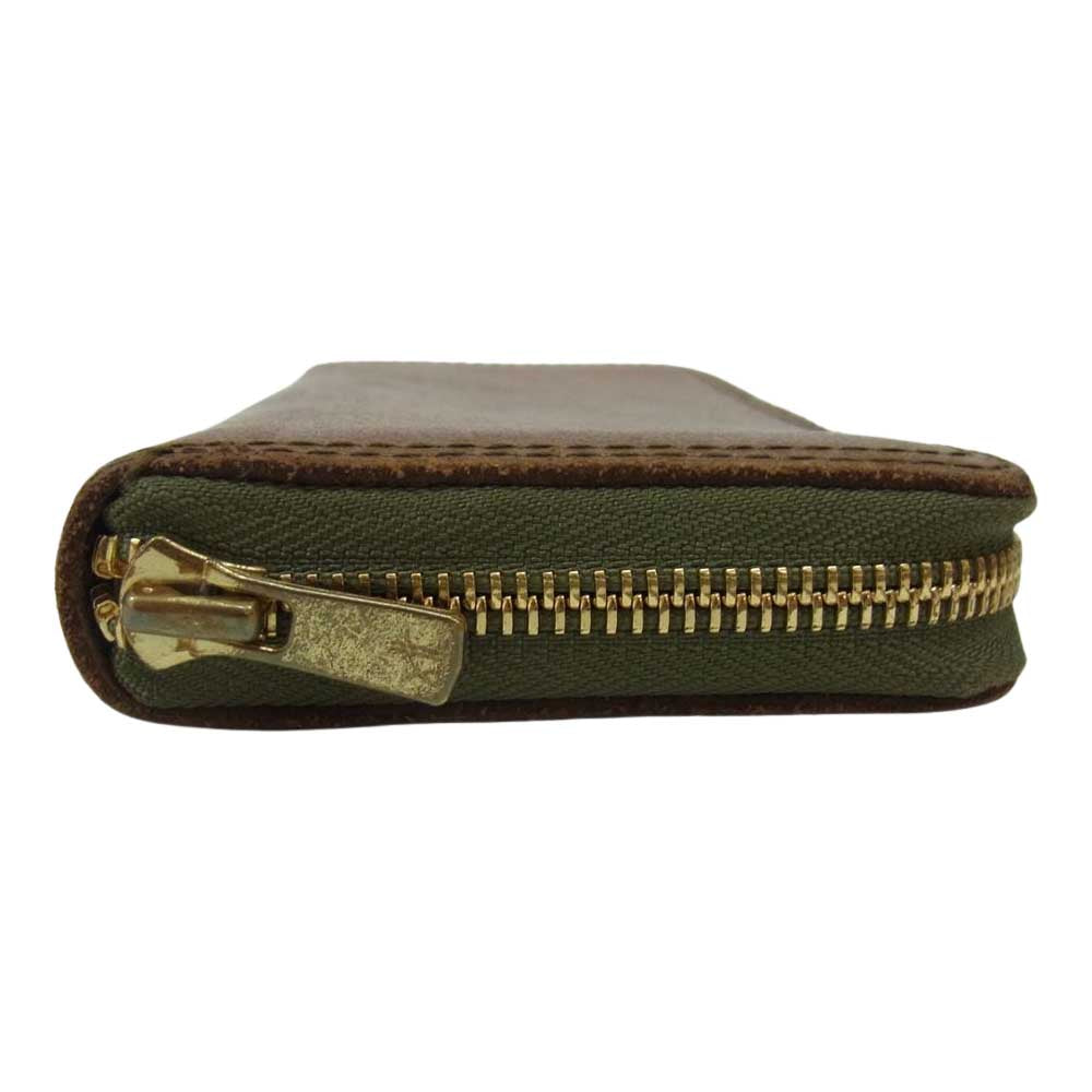 ヴァスコ LEATHER VOYAGE ROUND ZIP  レザーボヤージュラウンドジップ ブラウン系【中古】