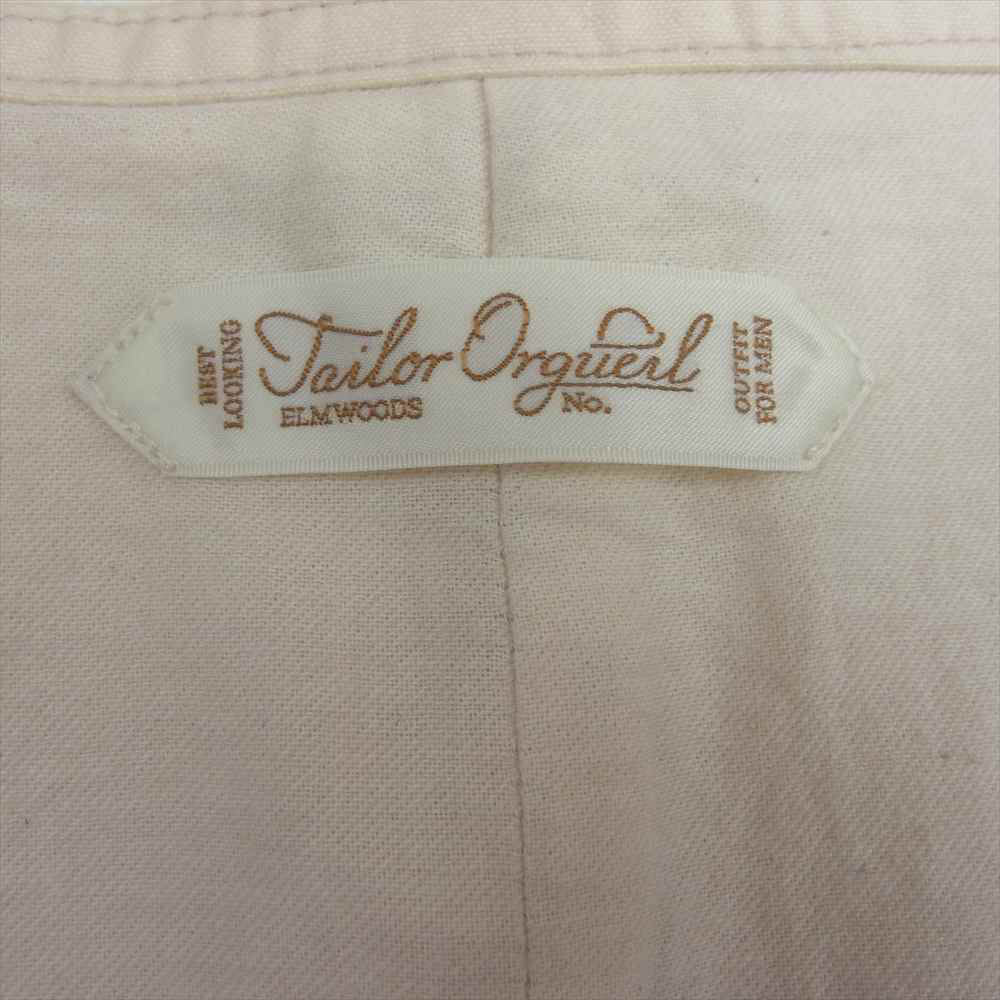 ORGUEIL オルゲイユ OR-4200B French Work Gile フレンチ ワーク ジレ ベスト ブラウン系 38【美品】【中古】