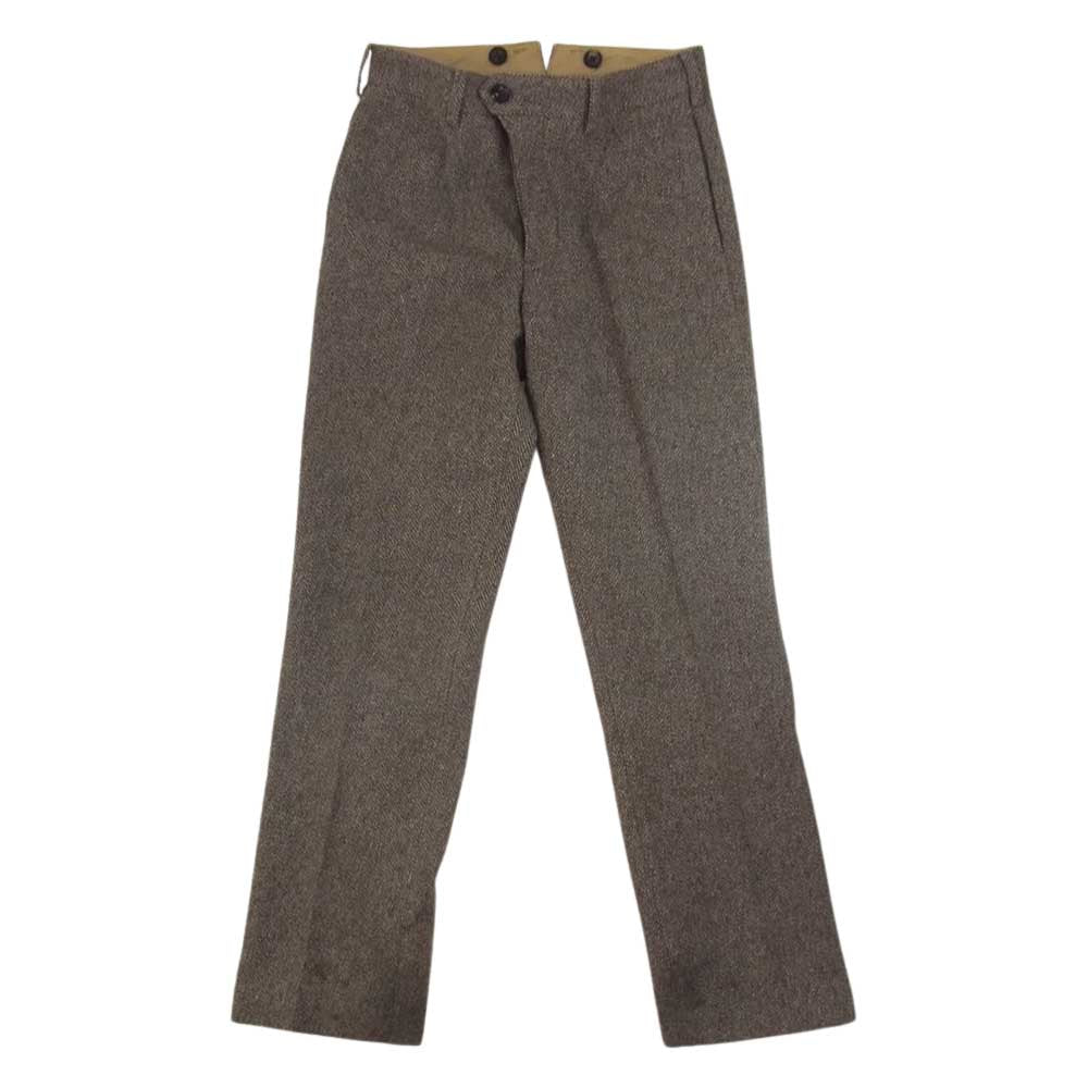 ORGUEIL オルゲイユ OR-1068A Homespan Trousers ホームスパン トラウザー パンツ ブラウン系 31【美品】【中古】