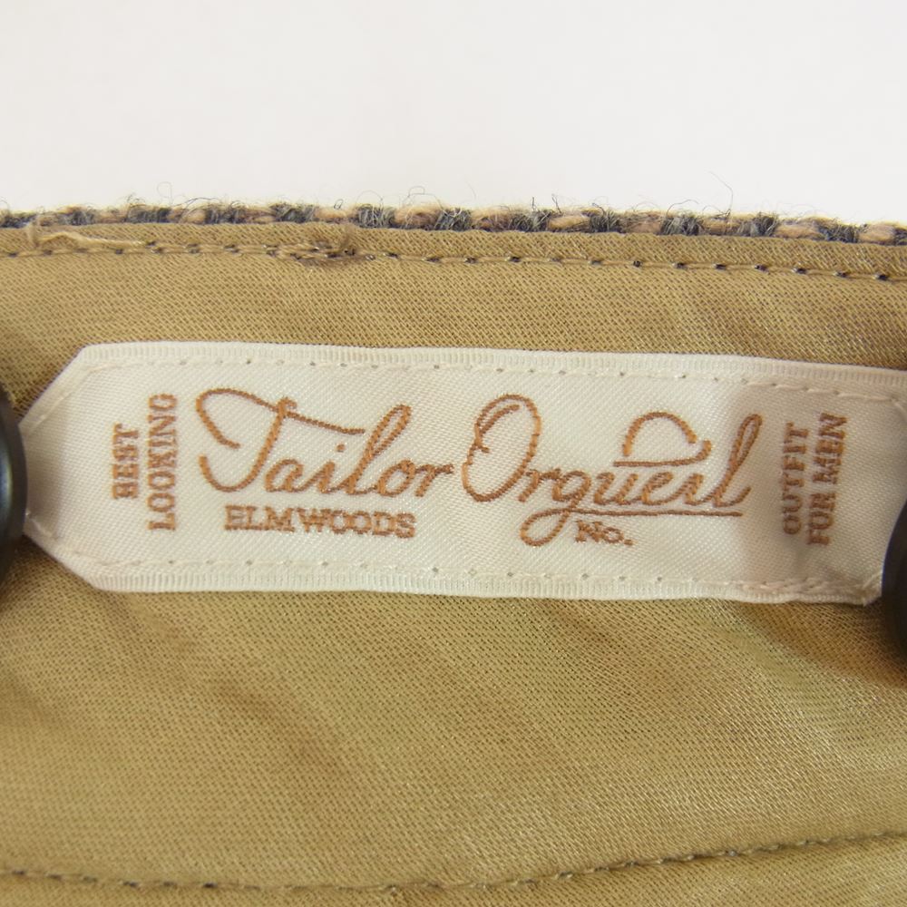 ORGUEIL オルゲイユ OR-1068A Homespan Trousers ホームスパン トラウザー パンツ ブラウン系 31【美品】【中古】