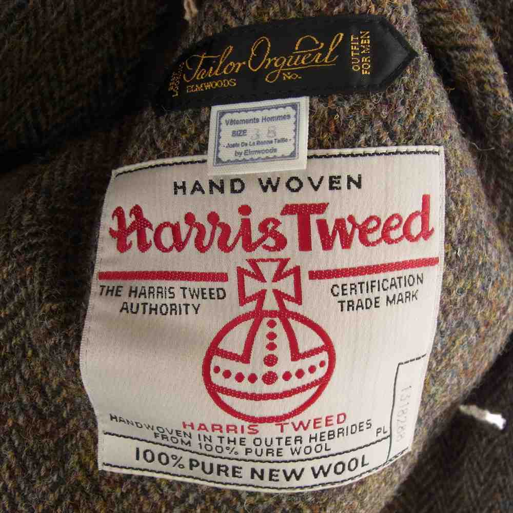 ORGUEIL オルゲイユ OR-4180A Harris Tweed Game Jacket ハリスツイード ゲームジャケット ブラウン系 38【美品】【中古】