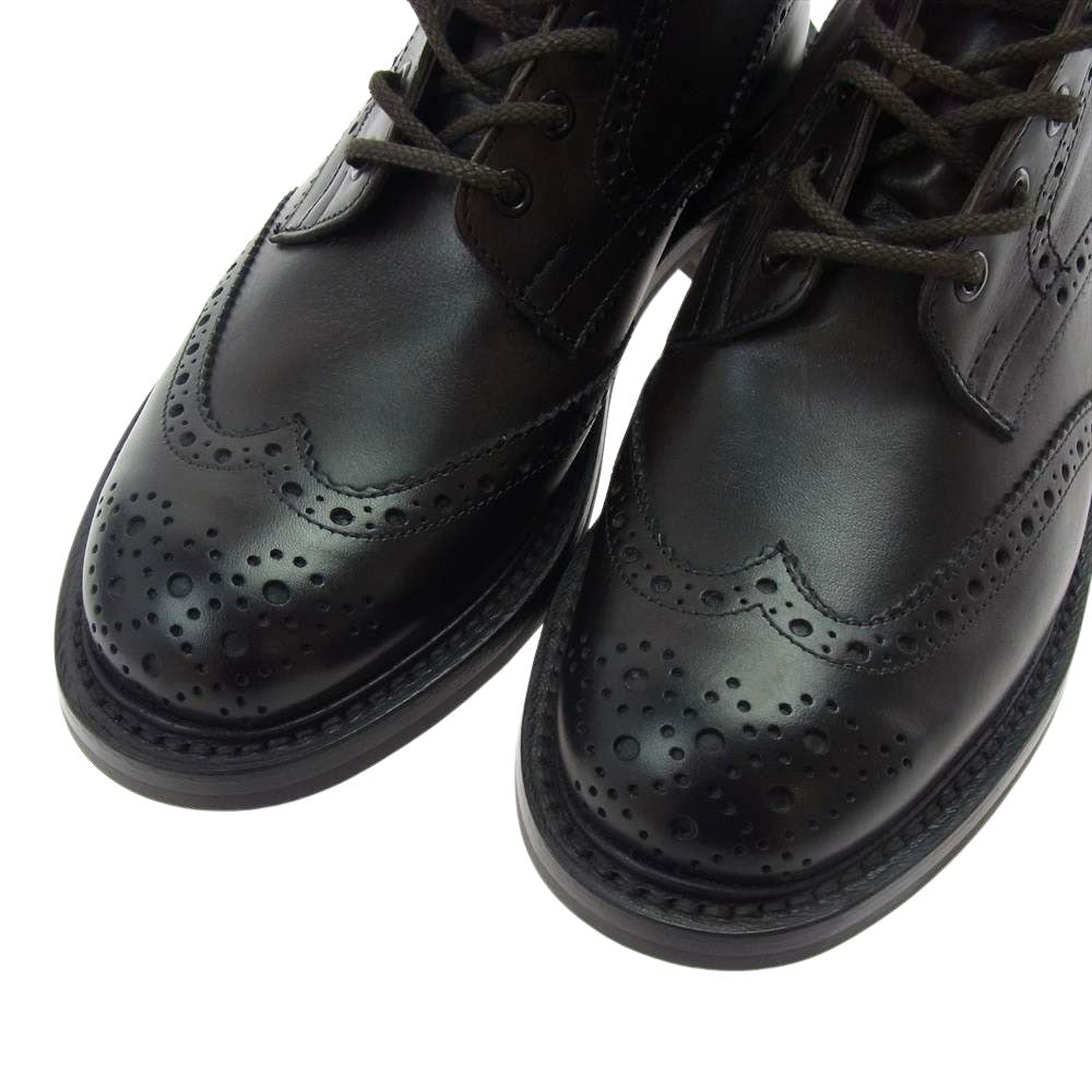 Tricker's トリッカーズ M2508  MALTON ESPRESSO BURNISHED モールトン ダイナイトソール カントリーブーツ エスプレッソ バニッシュド  ダークブラウン系 7.5【極上美品】【中古】