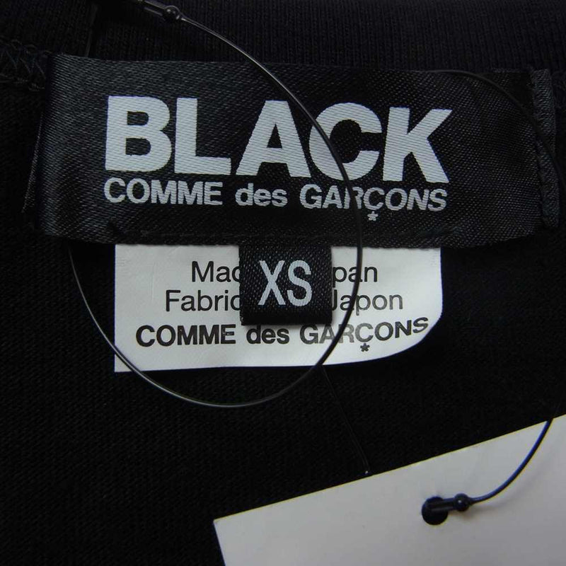 BLACK COMME des GARCONS ブラックコムデギャルソン AD2019 1D-T002 FOUR LEG TEE フィリップパゴウスキー プリント Tシャツ ブラック系 XS【新古品】【未使用】【中古】