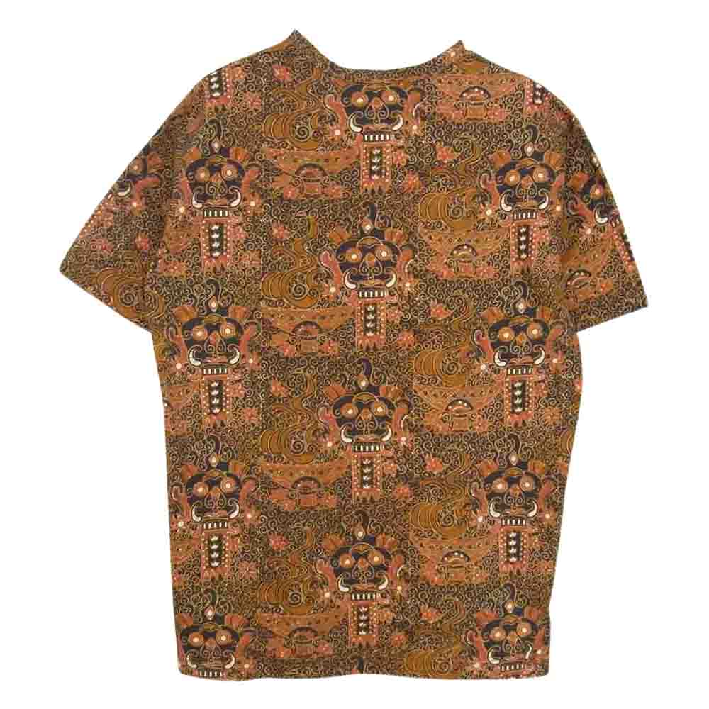 JUNYA WATANABE COMME des GARCONS MAN ジュンヤワタナベコムデギャルソンマン 22SS AD2021 WI-T028 エスニックパターン アーティストプリント クルーネック 半袖 Tシャツ マルチカラー系 M【新古品】【未使用】【中古】