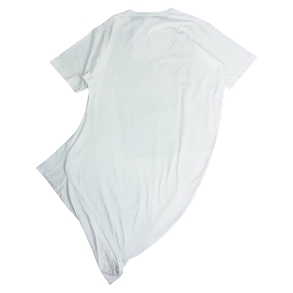 JUNYA WATANABE COMME des GARCONS MAN ジュンヤワタナベコムデギャルソンマン 22SS AD2021 WI-T007 アーティストプリント ツイスト 変形 デザイン Tシャツ ホワイト系 L【新古品】【未使用】【中古】