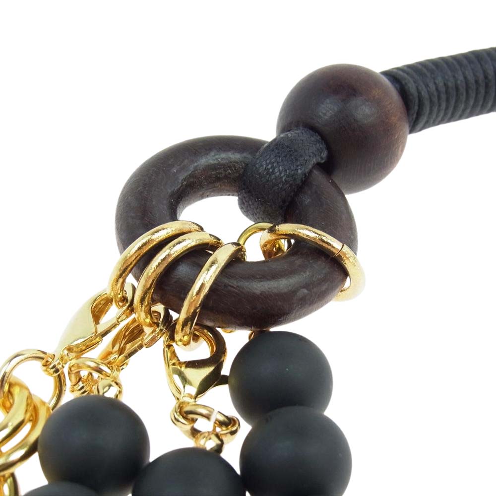 JUNYA WATANABE COMME des GARCONS MAN ジュンヤワタナベコムデギャルソンマン × FLAKE フレーク JI-K814 GOLD PEARLS ゴールド パール ビーズ ネックレス チョーカー ゴールド系【新古品】【未使用】【中古】