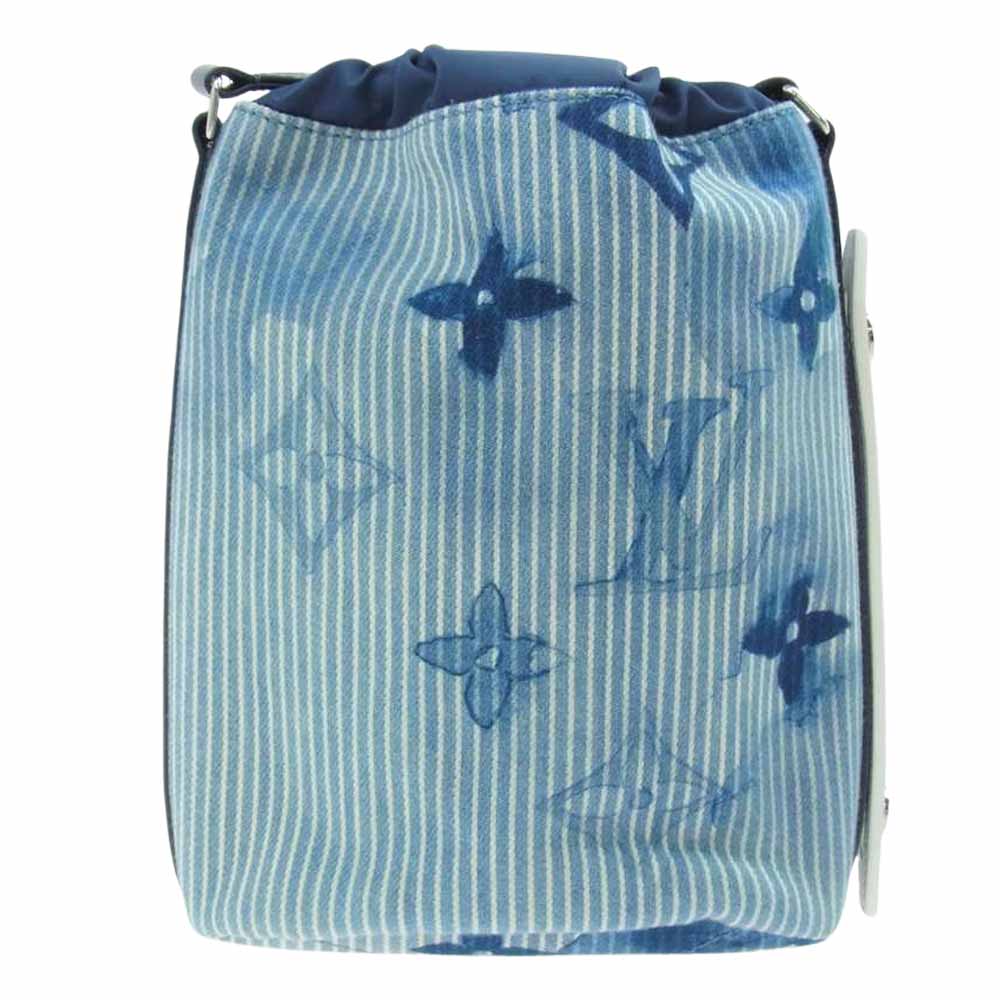 LOUIS VUITTON ルイ・ヴィトン M57838 ウォーターカラー モノグラム デニム サック マラン ショルダーバッグ ブルー系 ライトブルー系【中古】