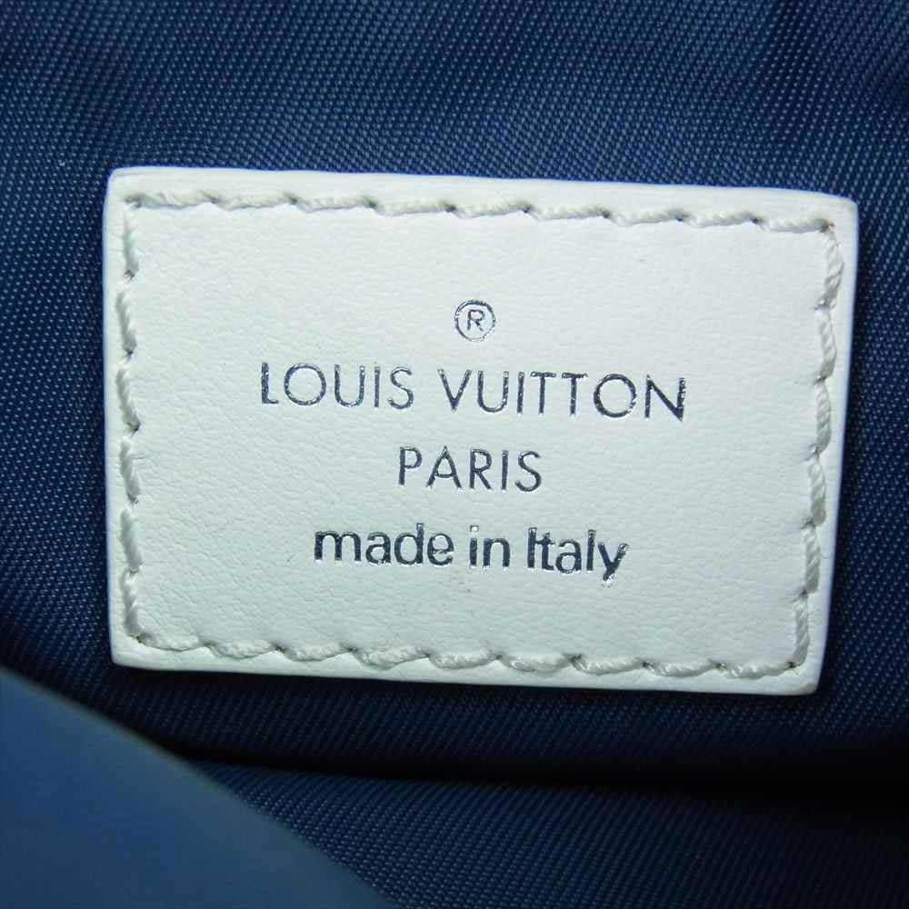 LOUIS VUITTON ルイ・ヴィトン M57838 ウォーターカラー モノグラム デニム サック マラン ショルダーバッグ ブルー系 ライトブルー系【中古】