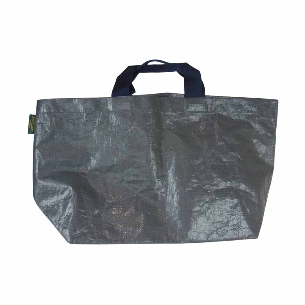 Herve Chapelier エルベ・シャプリエ 2014PP MARCHE BAG マルシェバッグ Lサイズ フュズィ ネイビー グレー系 ネイビー系【中古】