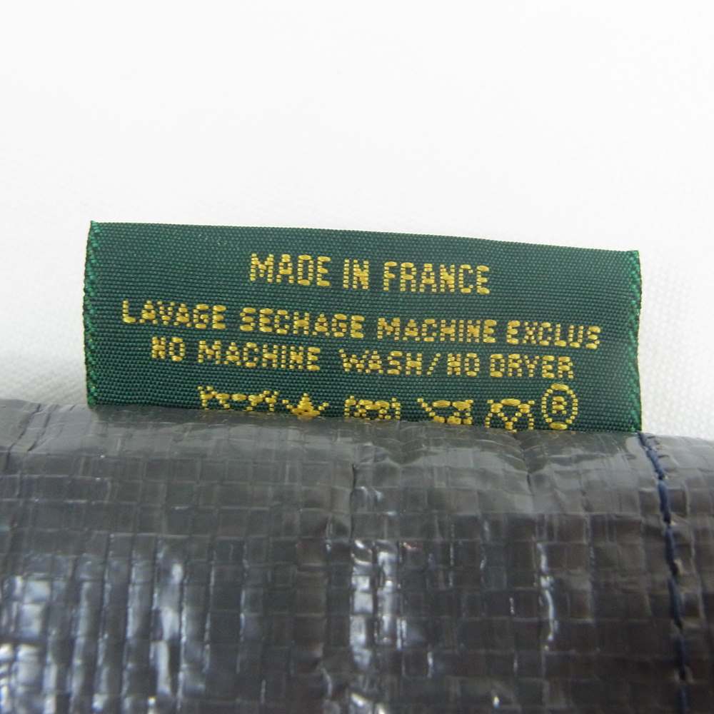 Herve Chapelier エルベ・シャプリエ 2014PP MARCHE BAG マルシェバッグ Lサイズ フュズィ ネイビー グレー系 ネイビー系【中古】