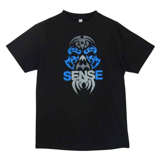 TENDERLOIN テンダーロイン SENSE 20周年 ボルネオスカル プリント 半袖 Tシャツ ブラック系【中古】