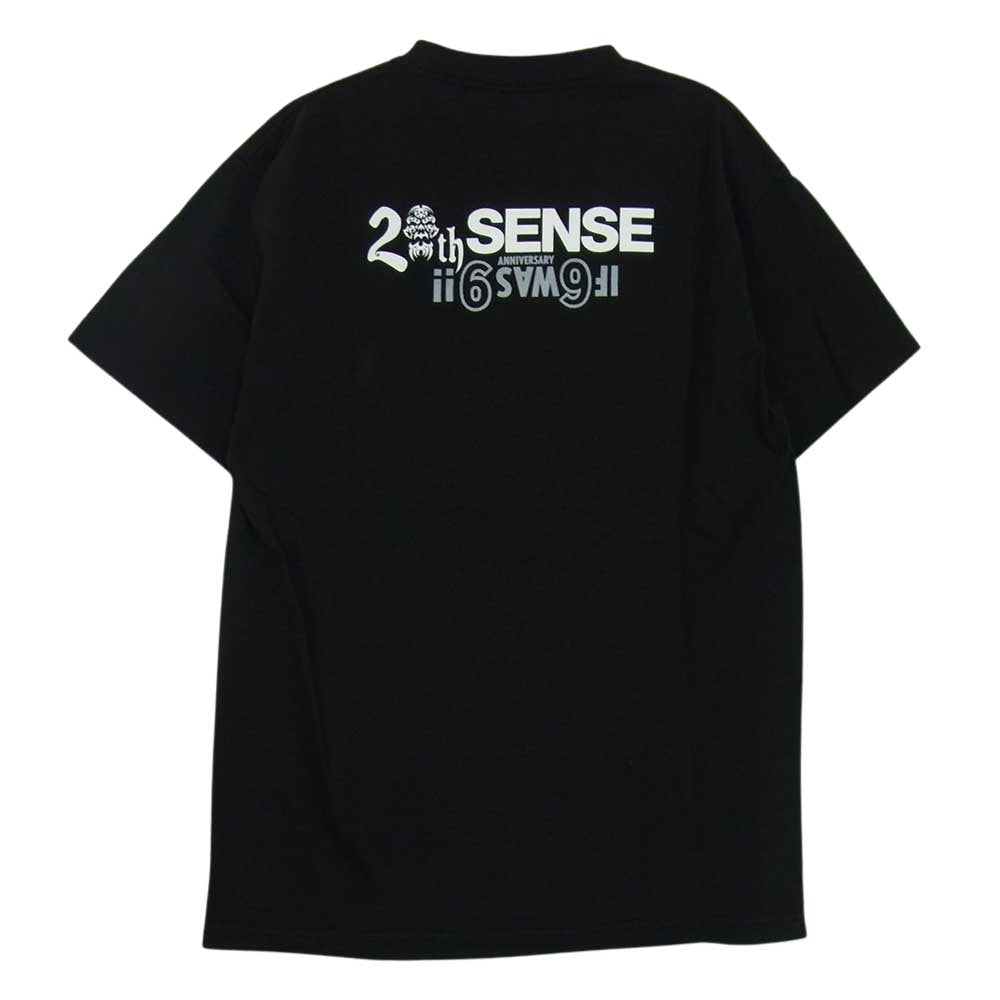 TENDERLOIN テンダーロイン SENSE 20周年 ボルネオスカル プリント 半袖 Tシャツ ブラック系【中古】