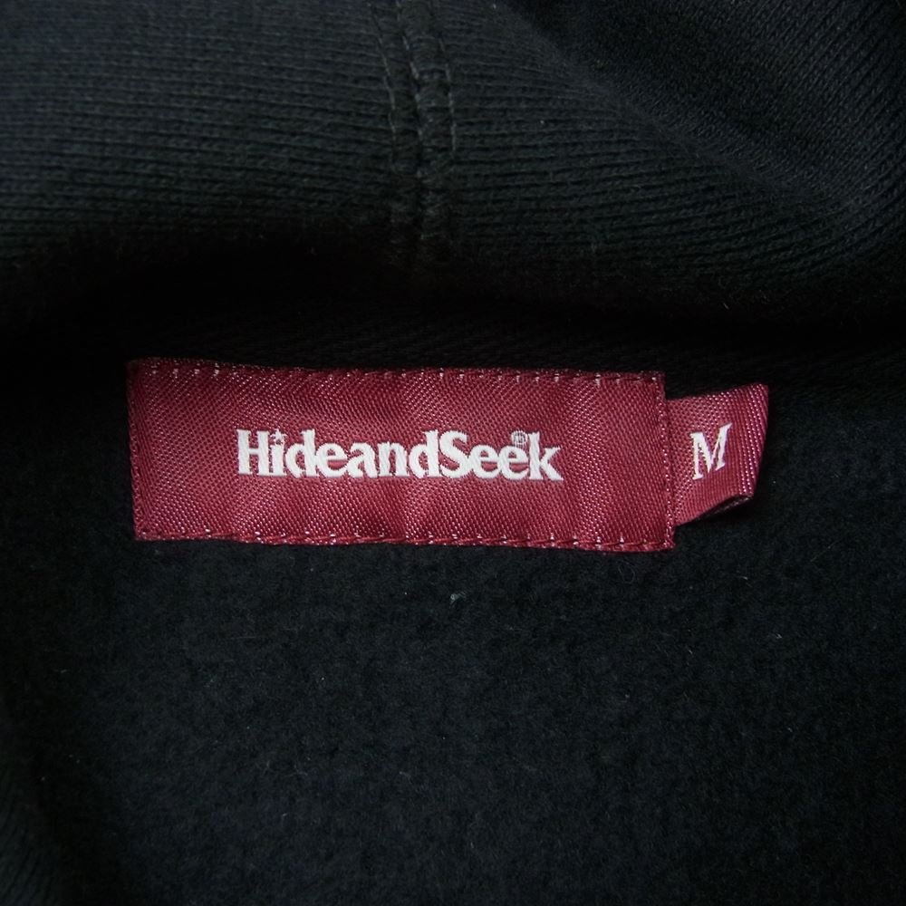 TENDERLOIN テンダーロイン Hide and Seek HOODED SWEATSHIRT ハイド アンド シーク 本店限定 スウェット パーカー ブラック系 M【中古】