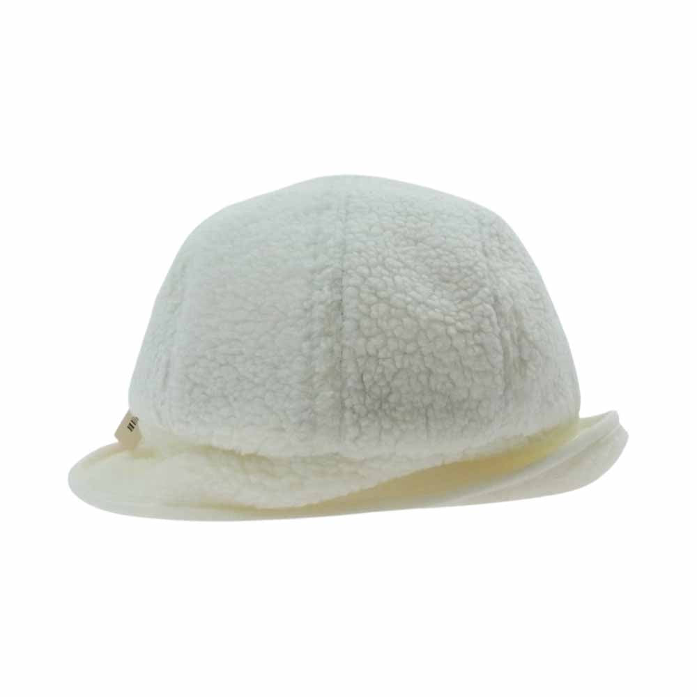 Supreme シュプリーム 20AW Deep Pile Earflap Camp Cap ボックスロゴ フリース イヤー キャップ ホワイト系【中古】