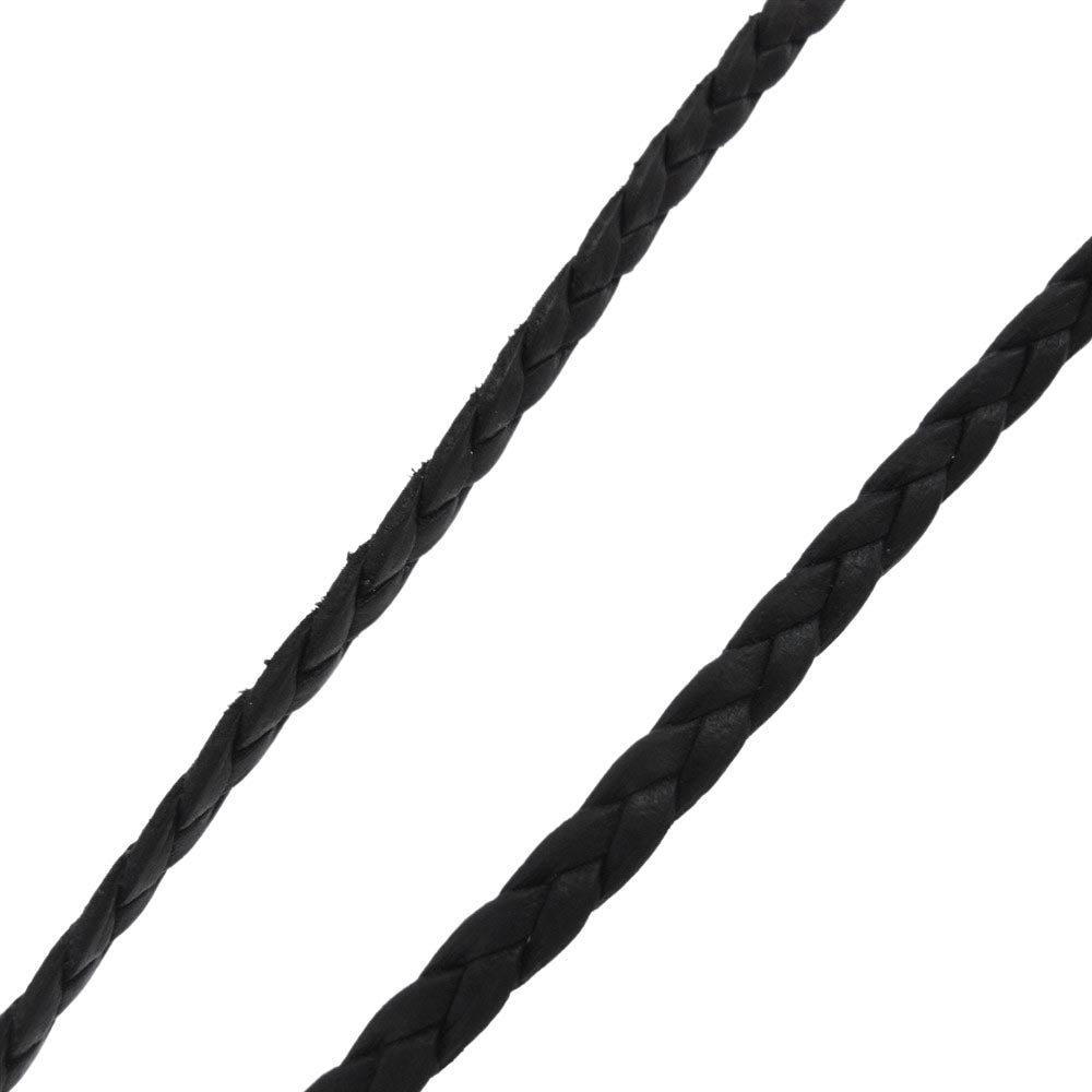 CHROME HEARTS クロムハーツ（原本無） BRAID TNY SCROLL タイニースクロール レザーブレード ブラック系 シルバー系【中古】