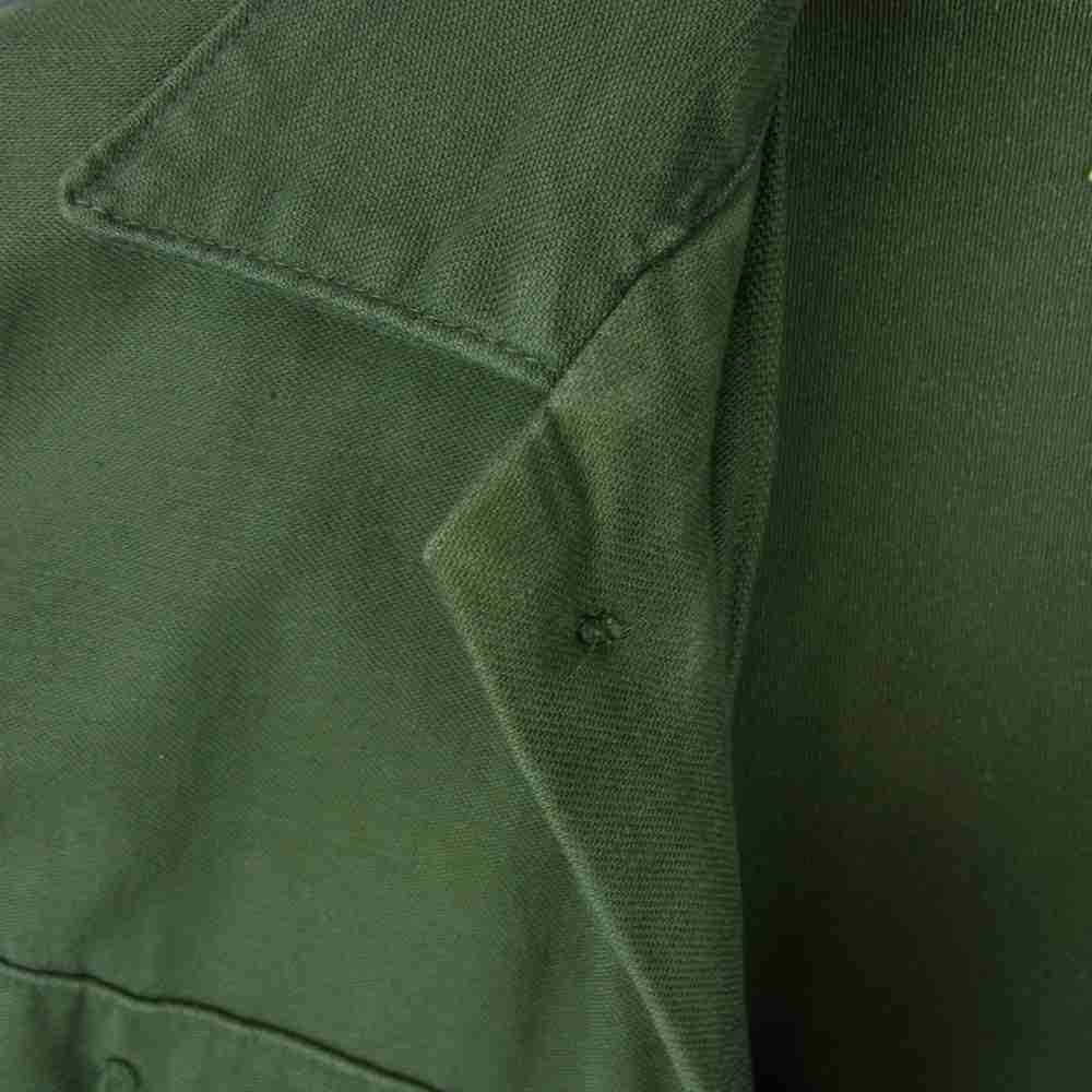 アメリカ軍 8405-00-781-8946 70s ユーティリティ ミリタリー シャツ ジャケット カーキ系 14.5【中古】