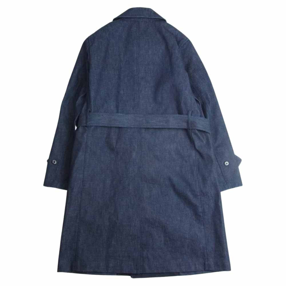 Mackintosh マッキントッシュ D-MC1006B BEAMS別注 MONKTON DENIM TRENCH COAT モンクトン デニム トレンチコート インディゴブルー系 38【美品】【中古】