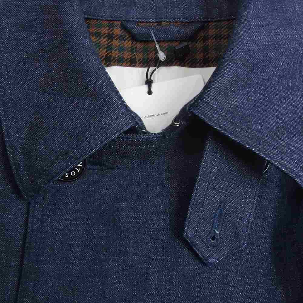 Mackintosh マッキントッシュ D-MC1006B BEAMS別注 MONKTON DENIM TRENCH COAT モンクトン デニム トレンチコート インディゴブルー系 38【美品】【中古】