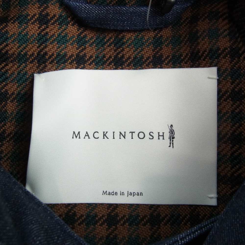 Mackintosh マッキントッシュ D-MC1006B BEAMS別注 MONKTON DENIM TRENCH COAT モンクトン デニム トレンチコート インディゴブルー系 38【美品】【中古】